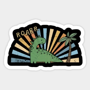 Dinosaur drawing Sticker